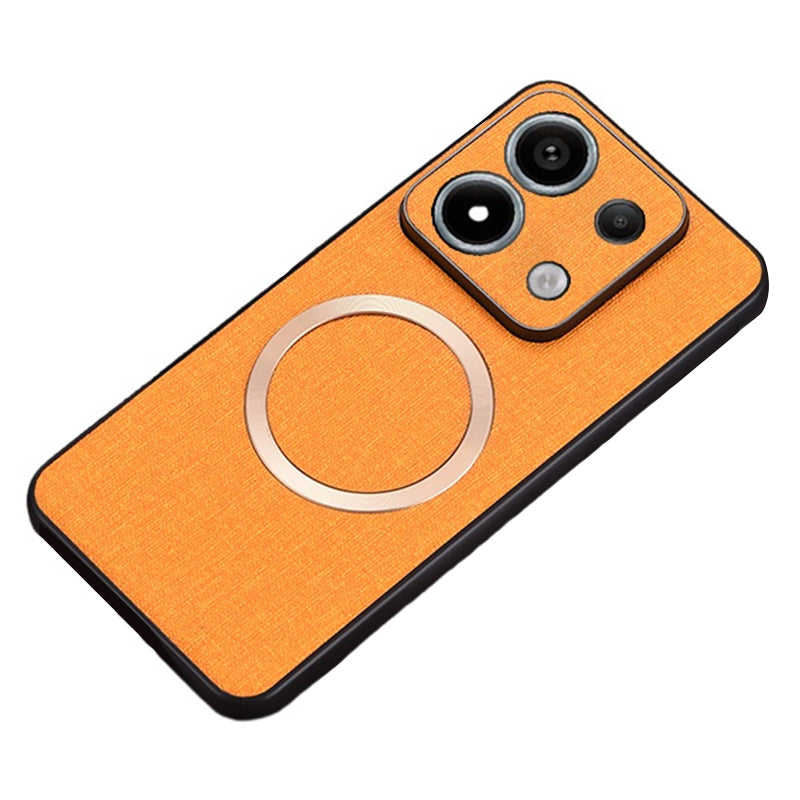 For Xiaomi Redmi Note 13 Pro 5G / Poco X6 5G Cell Phone Case Cloth Texture Cover Compatible with MagSafe For Xiaomi Redmi Note 13 Pro 5G / Poco X6 5G Cell Phone Case Cloth Texture Cover Compatible with MagSafe
